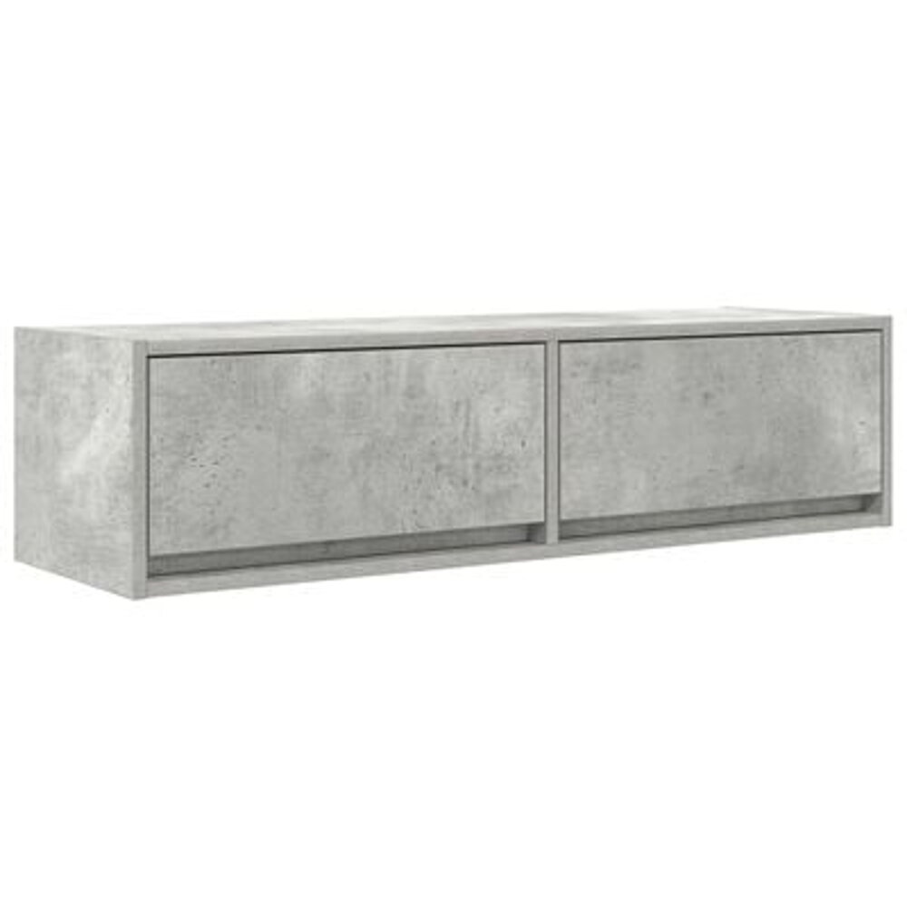 VidaXL TV-kast Beton Grijs 100x31x25,5 cm Bewerkt Hout