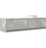 VidaXL TV-kast Beton Grijs 100x31x25,5 cm Bewerkt Hout