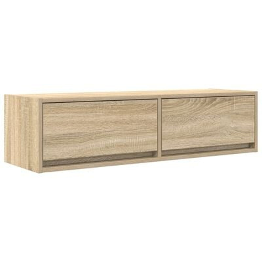 VidaXL Tv-meubel 100x31x25,5 cm bewerkt hout sonoma eikenkleur