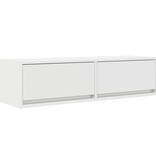 VidaXL Tv-meubel 100x31x25,5 cm bewerkt hout wit