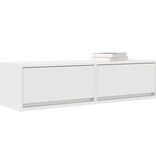 VidaXL Tv-meubel 100x31x25,5 cm bewerkt hout wit