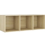 VidaXL Tv-meubel 107x35x37 cm bewerkt hout sonoma eikenkleurig