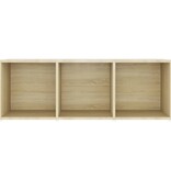 VidaXL Tv-meubel 107x35x37 cm bewerkt hout sonoma eikenkleurig