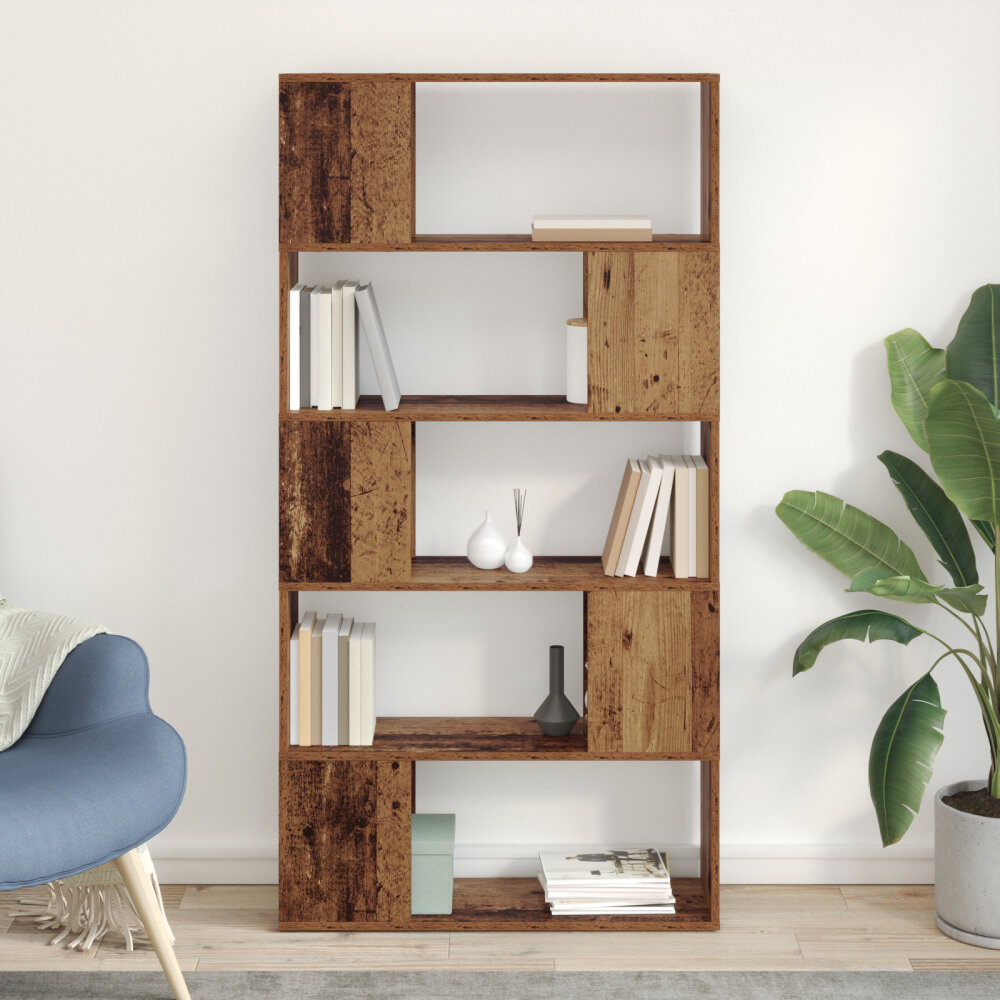 VidaXL Opslageenheid Oude Hout Massief hout 80 x 24 x 155 cm