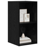 VidaXL Wandbevestigde TV-kast Zwart eiken 37x37x72 cm Geengineerd Hout