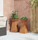 VidaXL Plantenstandaard Weerbestendig staal 35 x 35 x 73 cm Duurzaam