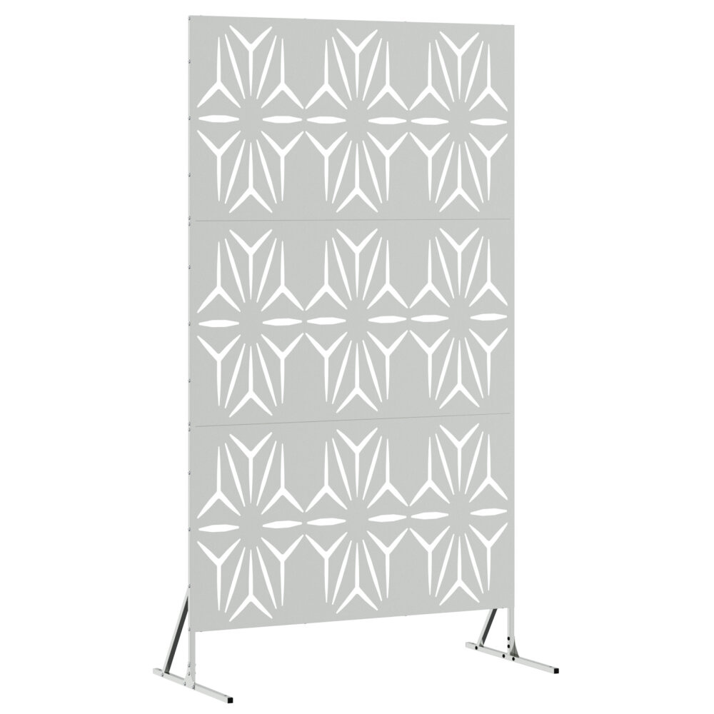 VidaXL Gegalvaniseerd Staal Fence Paneel Gegalvaniseerd staal Groot