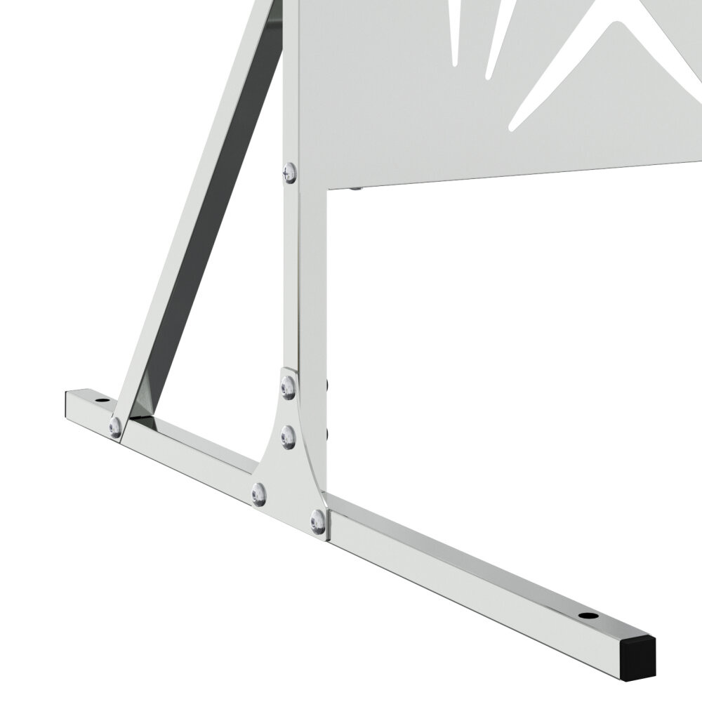 VidaXL Gegalvaniseerd Staal Fence Paneel Gegalvaniseerd staal Groot