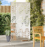 VidaXL Roestvrijstalen Hek Paneel Roestvrijstaal Hoog Decoratieve Inlays