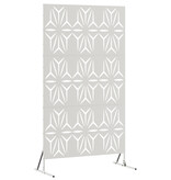 VidaXL Roestvrijstalen Hek Paneel Roestvrijstaal Hoog Decoratieve Inlays