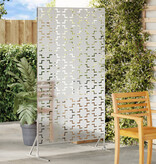 VidaXL Gegalvaniseerd stalen hekpaneel Gegalvaniseerd staal Enkeld paneel