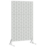 VidaXL Gegalvaniseerd stalen hekpaneel Gegalvaniseerd staal Enkeld paneel