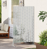 VidaXL Gegalvaniseerd stalen hekpaneel Gegalvaniseerd staal Enkeld paneel