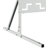 VidaXL Gegalvaniseerd stalen hekpaneel Gegalvaniseerd staal Enkeld paneel