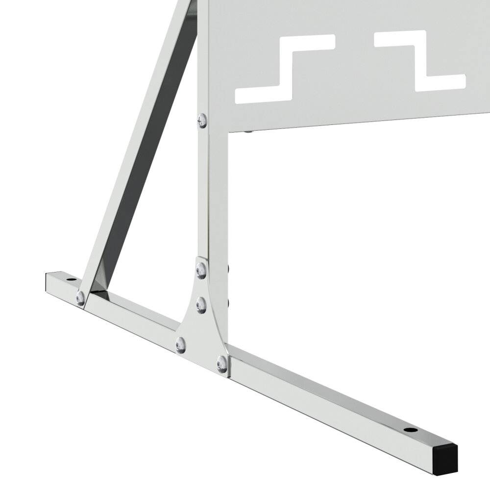 VidaXL Gegalvaniseerd stalen hekpaneel Gegalvaniseerd staal Enkeld paneel