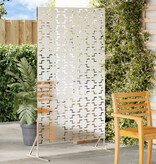 VidaXL Roestvrijstalen Hekpaneel Roestvrij staal Groot