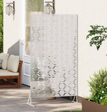 VidaXL Roestvrijstalen Hekpaneel Roestvrij staal Groot