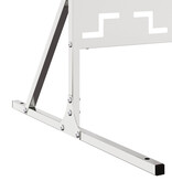 VidaXL Roestvrijstalen Hekpaneel Roestvrij staal Groot