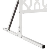 VidaXL Roestvrijstalen Hekpaneel Roestvrijstaal Groot Patroon