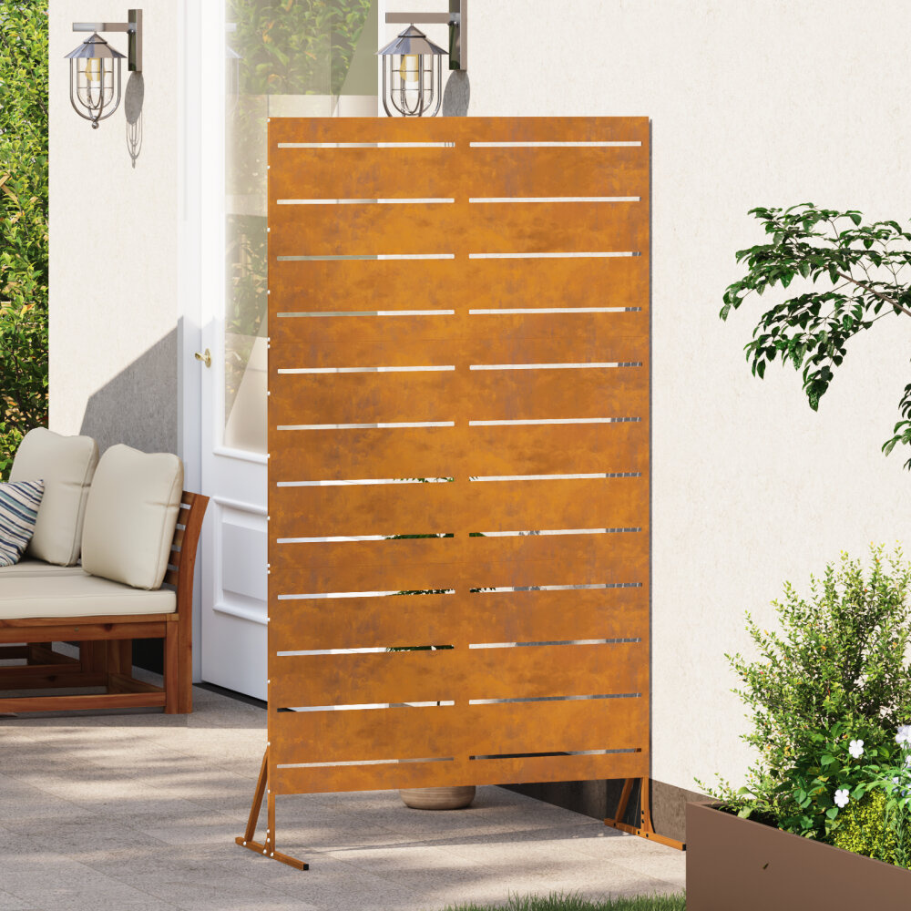 VidaXL Privacy Scherm 180 cm Verwerend Staal