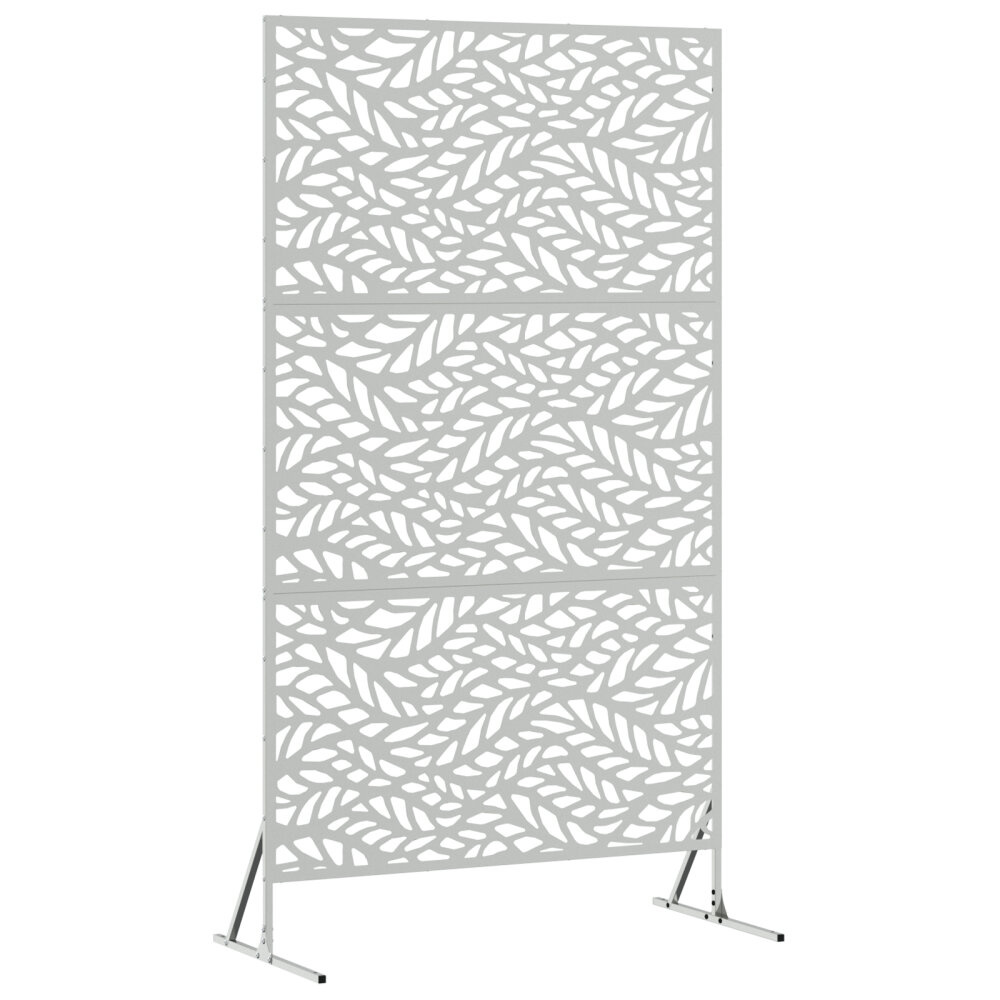 VidaXL Gegalvaniseerd Stalen Hekpaneel Gegalvaniseerd staal Medium Patroon