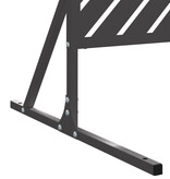 VidaXL Stalen hekpaneel Zwart Staal Standaard Duurzaam