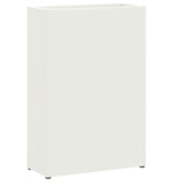 VidaXL Paraplubak Wit Hout Middelgroot Opbergruimte Paraplubak