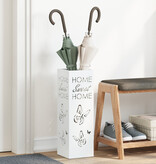 VidaXL Paraplubak Wit Metaal Standaard Duurzaam Paraplubak