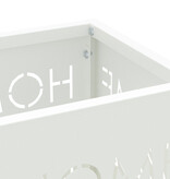 VidaXL Paraplubak Wit Metaal Standaard Duurzaam Paraplubak