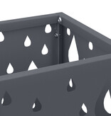 VidaXL Parapluhouder Anthraciet Metaal Standaard