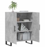 VidaXL Dressoir 69,5x34x90 cm bewerkt hout betongrijs