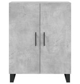 VidaXL Dressoir 69,5x34x90 cm bewerkt hout betongrijs