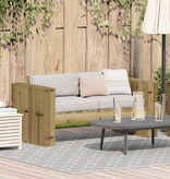 VidaXL Tuinsofa 2-Zits 134x60x62 cm Behandeld Grenenhout