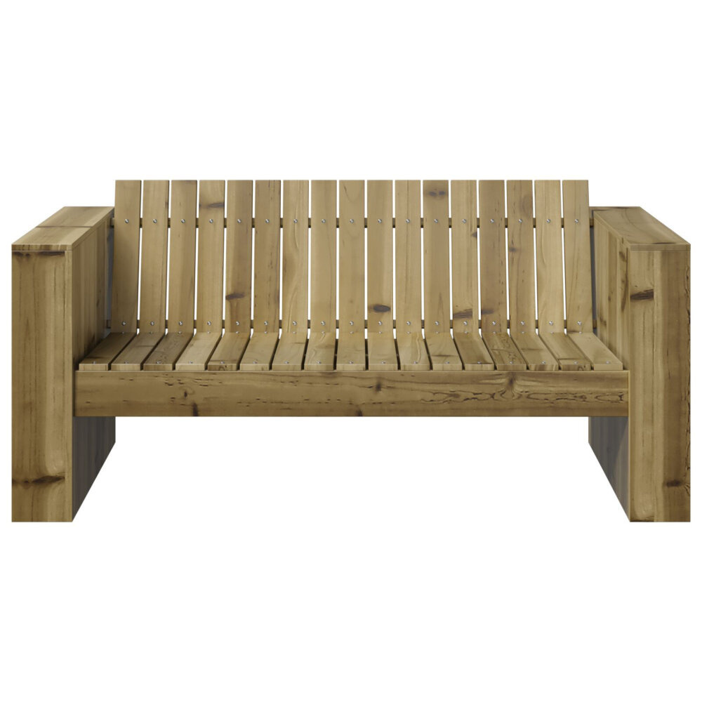 VidaXL Tuinsofa 2-Zits 134x60x62 cm Behandeld Grenenhout