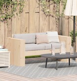 VidaXL Tuinbank 2-Zits 134x60x62 cm Massief Grenenhout