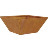 VidaXL Metalen Plantenbak Weerbestendig Staal 35 x 35 x 15 cm Duurzaam