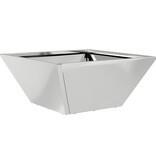 VidaXL Set Metalen Plantenbakken Gegalvaniseerd staal 35 x 35 x 15 cm