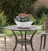 VidaXL Metalen Plantenbak Gegalvaniseerd staal 35 x 35 x 15 cm