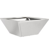 VidaXL Metalen Planter Roestvrijstaal 35 x 35 x 15 cm Metalen Planter