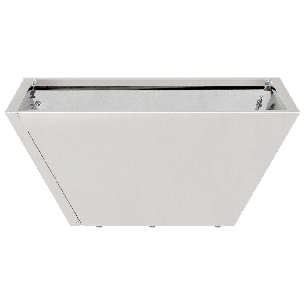VidaXL Metalen Planter Roestvrijstaal 35 x 35 x 15 cm Metalen Planter