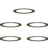 VidaXL Olijfgroene Plantenpotten Olijfgroen Kunststof Groot