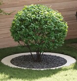 VidaXL Witte Plantenbakken Wit Kunststof Groot Ronde Plantenbak