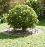 VidaXL Witte Plantenbakken Wit Kunststof Groot Ronde Plantenbak