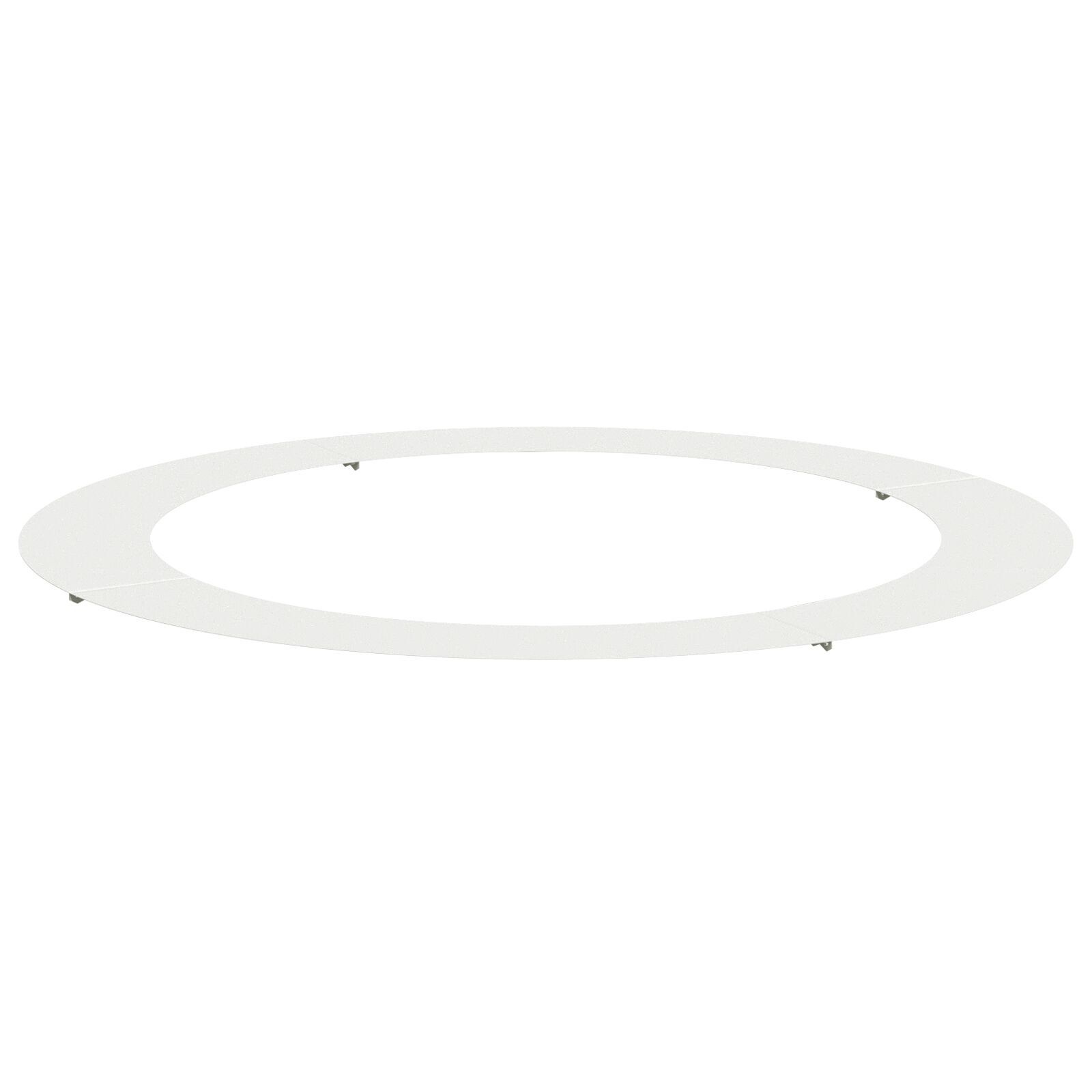 VidaXL Grote Witte Metalen Plantenbak Wit Metaal Groot Lichtgewicht