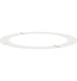 VidaXL Grote Witte Metalen Plantenbak Wit Metaal Groot Lichtgewicht