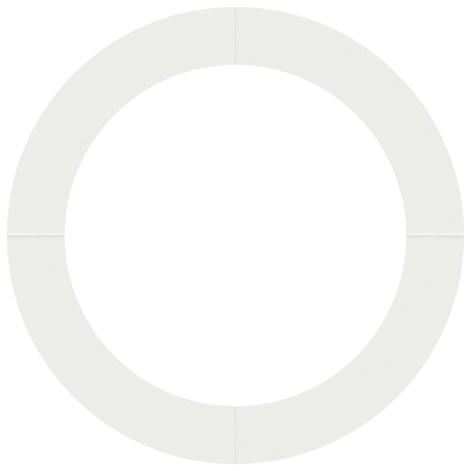 VidaXL Grote Witte Metalen Plantenbak Wit Metaal Groot Lichtgewicht