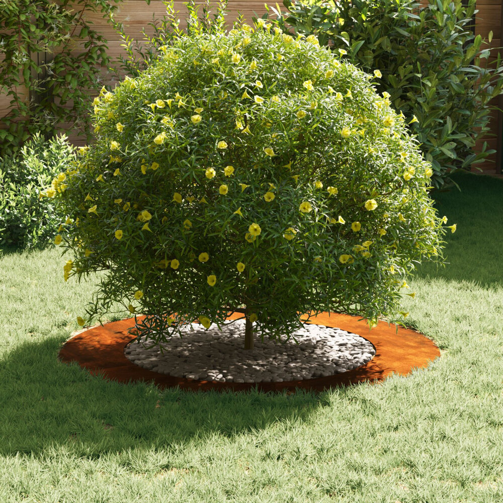 VidaXL Corten Stalen Plantenbak Corten Staal Groot