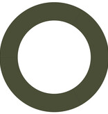 VidaXL Olijfgroene Metalen Plantenbak Olijfgroen Metaal Groot Plantenbak