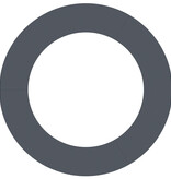 VidaXL Kunststoffen Planter Anthraciet Kunststof Groot Anthraciet Plant