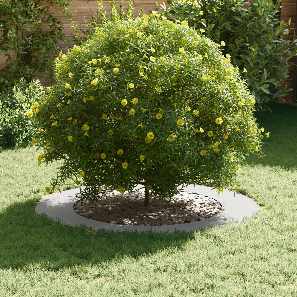 VidaXL Witte Plantenbak Wit Kunststof Groot Lichtgewicht Plantenbak